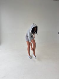 Image 3 of the SIREN polo in gray