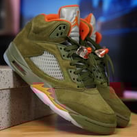 Image 5 of Air Jordan 5 Olive 
