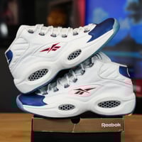 Image 4 of Reebok Question Mid Blue Toe