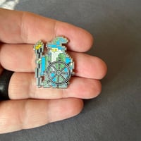 Image 3 of Ice Wizard Enamel Pin