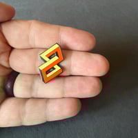 Image 3 of Impossible Object Enamel Pin