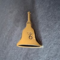 Image 1 of Gladys's Golden Bell Enamel Pin