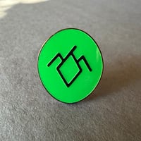 Image 1 of Twin Peaks Owl Cave Enamel Pin: Glow-in-the-Dark 