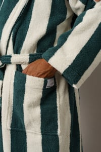 Image 1 of Bathrobe - Dark Green