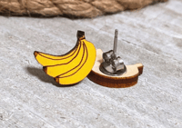 Image 1 of Banana Bunch Post Earrings