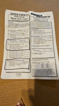 Image 8 of Poly Bushing kit - 260z/280z 74'-78' -  Energy Suspension - 7-18102R (incomplete)