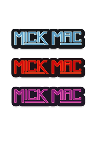 MICK MAC OFFICIAL VINYL STICKER