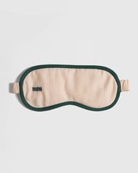 Image 2 of Sleep Mask - Orange and Yellow Stripes