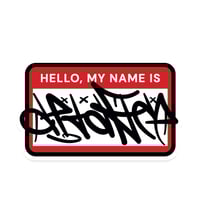 Image 1 of DEADFACE Nametag Sticker