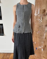 Image 5 of ITALIAN GREY WOOL VEST