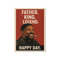 Image 1 of Father. King. Legend. - Fathers Day / Birthday Greeting card