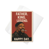 Image 2 of Father. King. Legend. - Fathers Day / Birthday Greeting card
