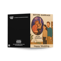 Image 5 of Late-Night Parties for Late-Night Feedings -  Marriage Greeting card