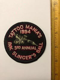 Image 1 of Tattoo Mania’s 3rd annual Ink Slingers Ball patch 1994