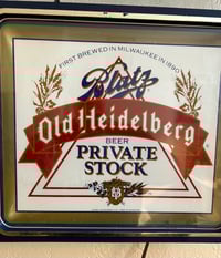 Image 4 of Vintage (ca. 1986) Blatz Old Heidelberg "Private Stock" Lighted Beer Sign