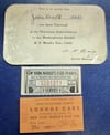 PLENTY OF INTERESTING NEW YORK WORLD'S FAIR TICKETS--1939-40 AND 1964-65