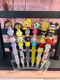 Image 1 of Disney-Inspired Beaded Bling Pens – Handmade Statement Collection