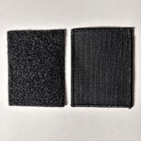 Image 2 of Dystopia Merrowed Edge Graphic Printed Patch With Velcro Attachment & Removal Capability