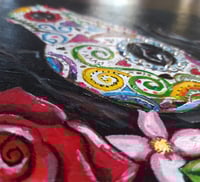 Image 3 of Mi Caballo - Original Acrylic & Gem Embellished Painting 