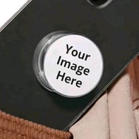 Image 1 of Personalized Pop Socket - Customizable Phone Grip