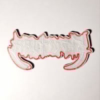 Image 2 of Sepultura Band Logo Embroidered Patch With Merrowed Edge