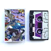 Image 2 of Futurewave SoundWave Purple Collectors Edition Cassette & Zine Bundle