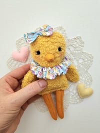 Image 3 of Handmade Mini Fluffy Chick Doll # 1