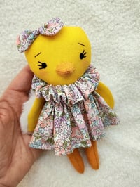 Image 5 of Handmade Fabric Mini Chick Doll #1