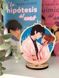 Standee La hipótesis del amor.