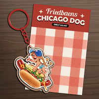 Image 3 of Chicago Dog Keychain