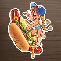 Chicago Dog Sticker 