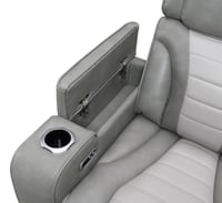 Image 3 of UNi-U58 / GRAY/WHITE POWER 3 PC SECTIONAL