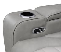 Image 4 of UNi-U58 / GRAY/WHITE POWER 3 PC SECTIONAL