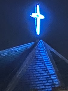 Image of Jesus painting balance 