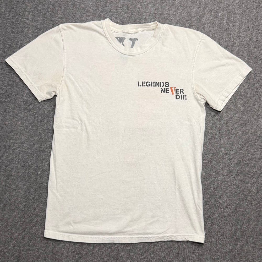 Image of Vlone x Juice Wrld Legends Never Die Graphic Tee (S)
