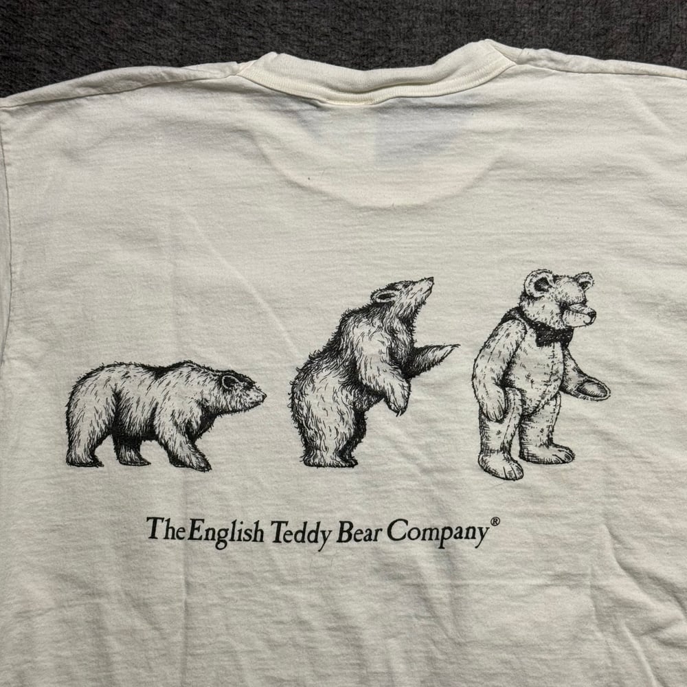 Image of 1990s English Teddy Bear Company Vitruvian Man Promo Graphic Tee (XL)