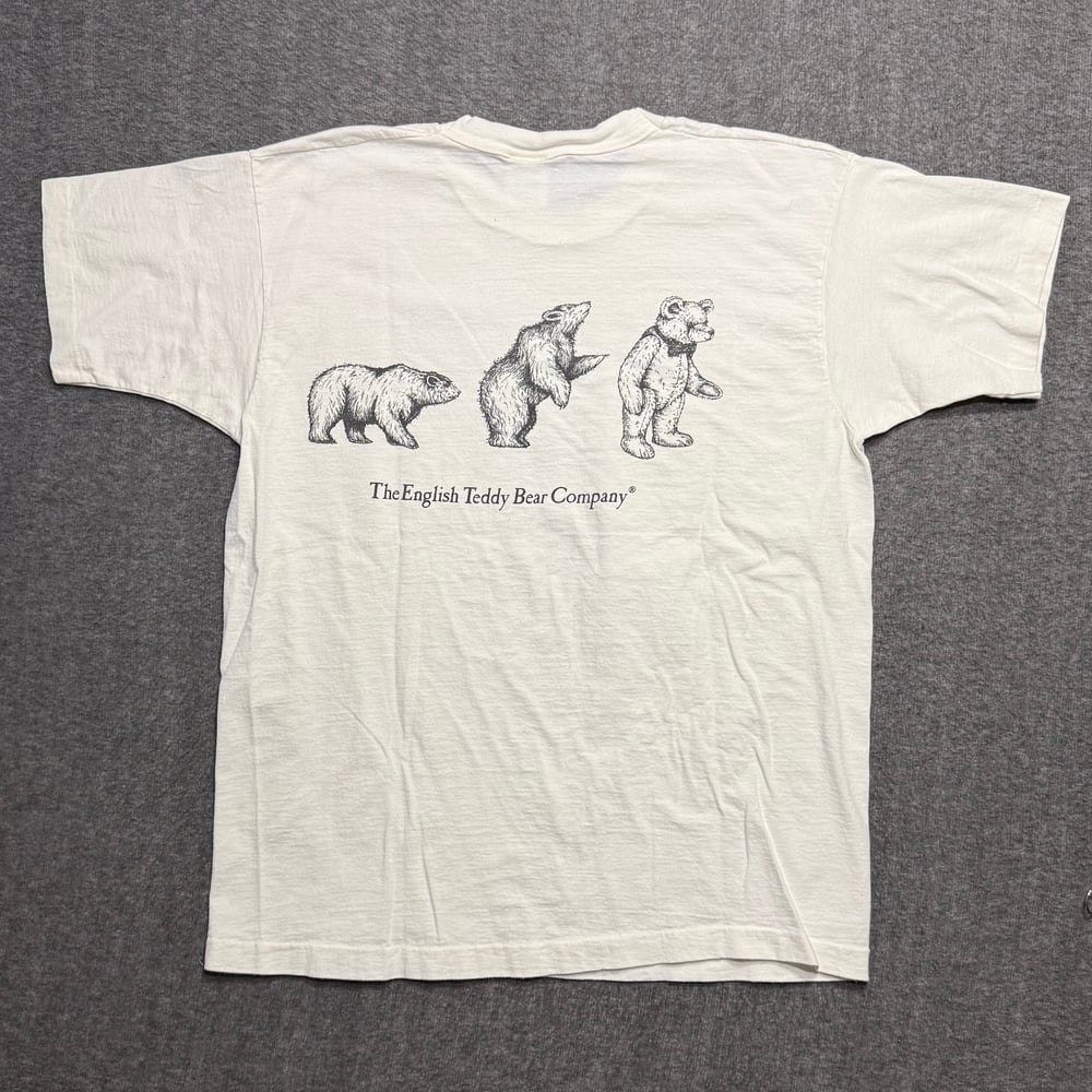 Image of 1990s English Teddy Bear Company Vitruvian Man Promo Graphic Tee (XL)