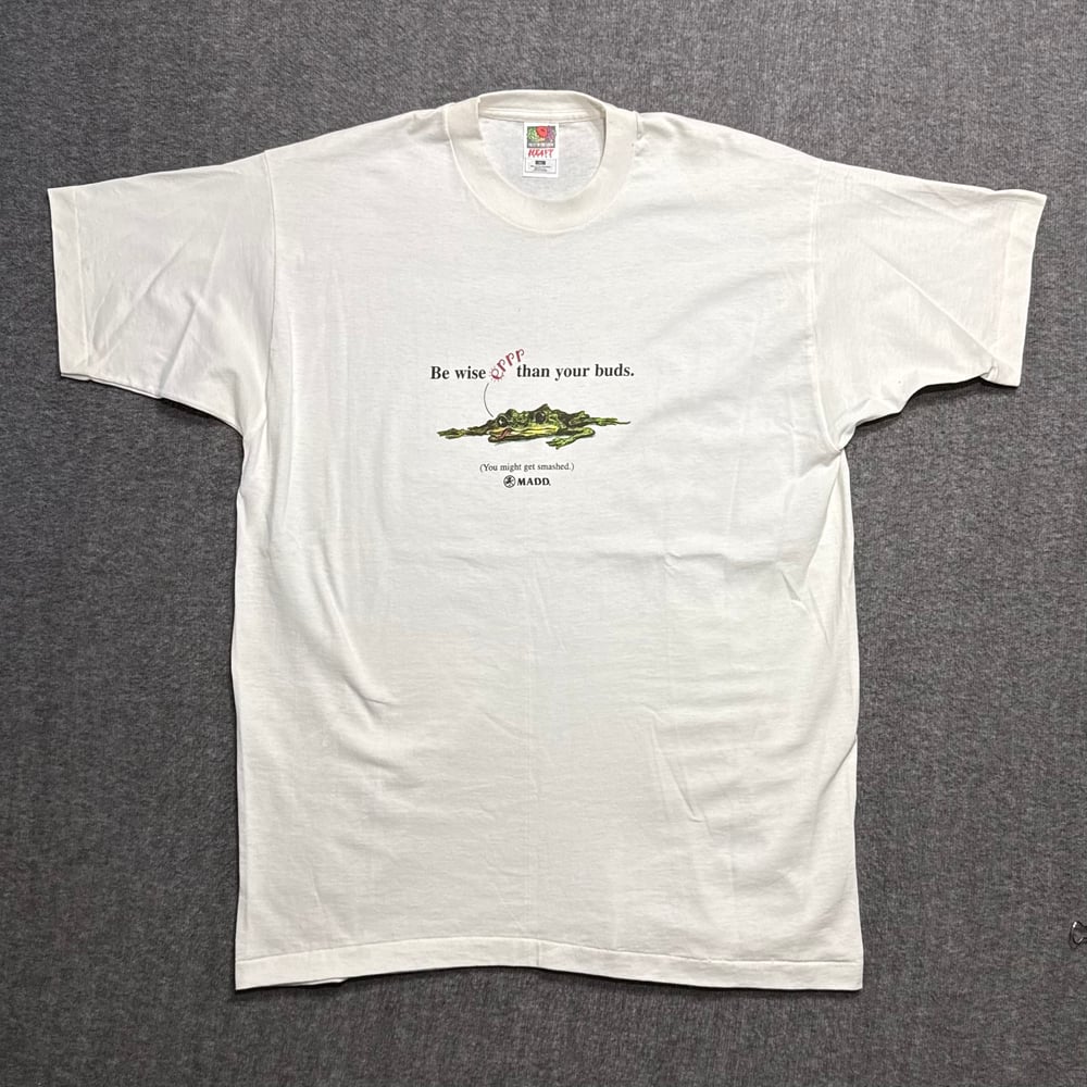 Image of 1990s MADD Budweiser Parody Graphic Tee (XL)