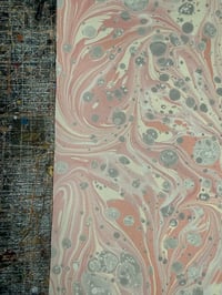 Image 4 of New Hand marbled book-cloth - No.1