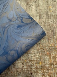 Image 2 of New Hand marbled book-cloth - No.3