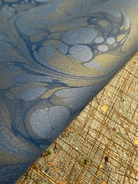 Image 1 of New Hand marbled book-cloth - No.3