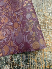 Image 5 of New Hand marbled book-cloth - No.4