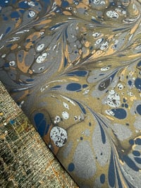 Image 5 of New Hand marbled book-cloth - No.5