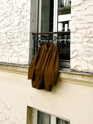 Hermès 2000's Padded Car Coat Brown - Size 50