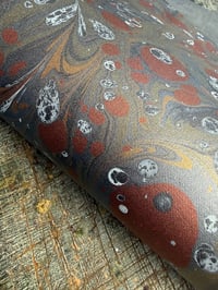 Image 3 of New Hand marbled book-cloth - No.9