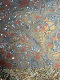 Image 5 of New Hand marbled book-cloth - No.9