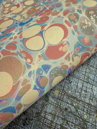 Image 5 of New Hand marbled book-cloth - No.10