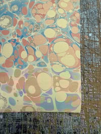 Image 6 of New Hand marbled book-cloth - No.10