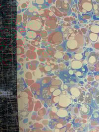 Image 8 of New Hand marbled book-cloth - No.10