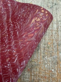 Image 5 of New Hand marbled book-cloth - No.11